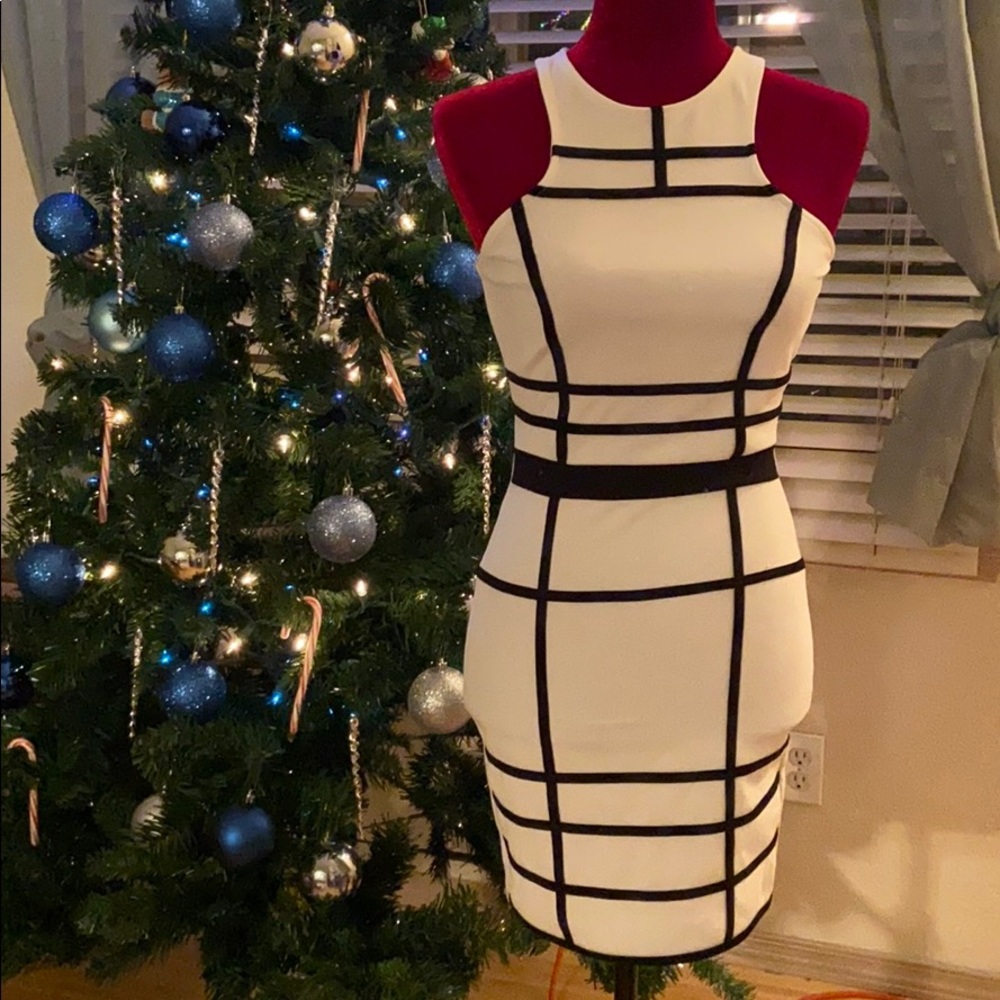 Sexy A’GACI black and white tight dress